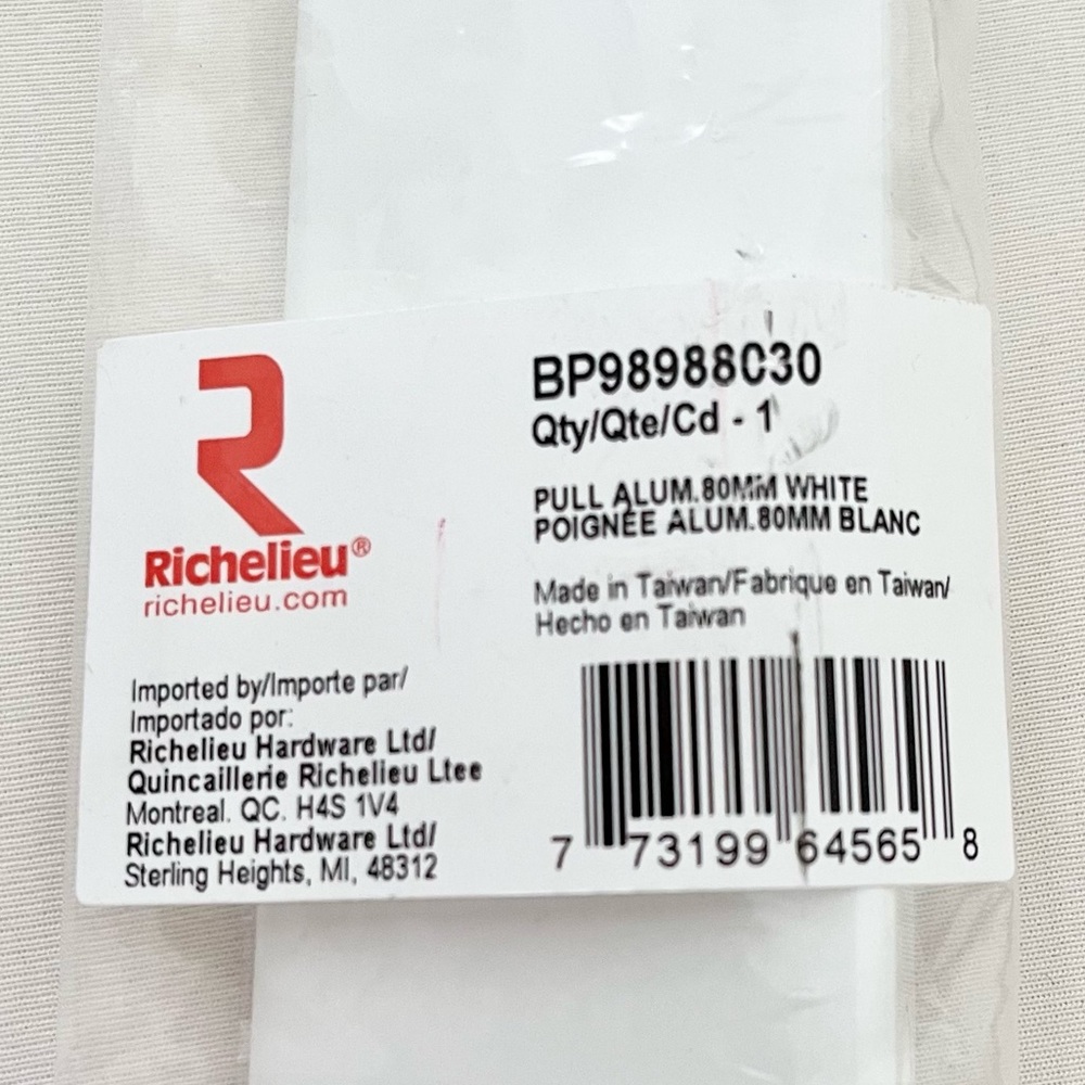 NEW Richelieu Edge Pull White - Picture 11 of 13